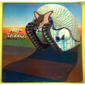 EMERSON LAKE AND PALMER Tarkus (Manticore – K 43504) UK 1973 gatefold reissue LP of 1971 album (Prog Rock) EMERSON LAKE AND PALMER Tarkus (Manticore – K 43504) UK 1973 gatefold reissue LP of 1971 album (Prog Rock)